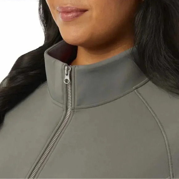 32 Degrees Heat Women's Active Full Zip Jacket Gray Size M, L, XL - Picture 4 of 9